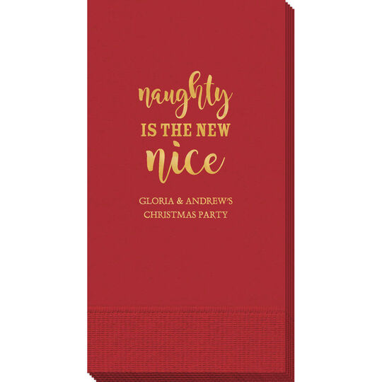 Naughty Is The New Nice Guest Towels